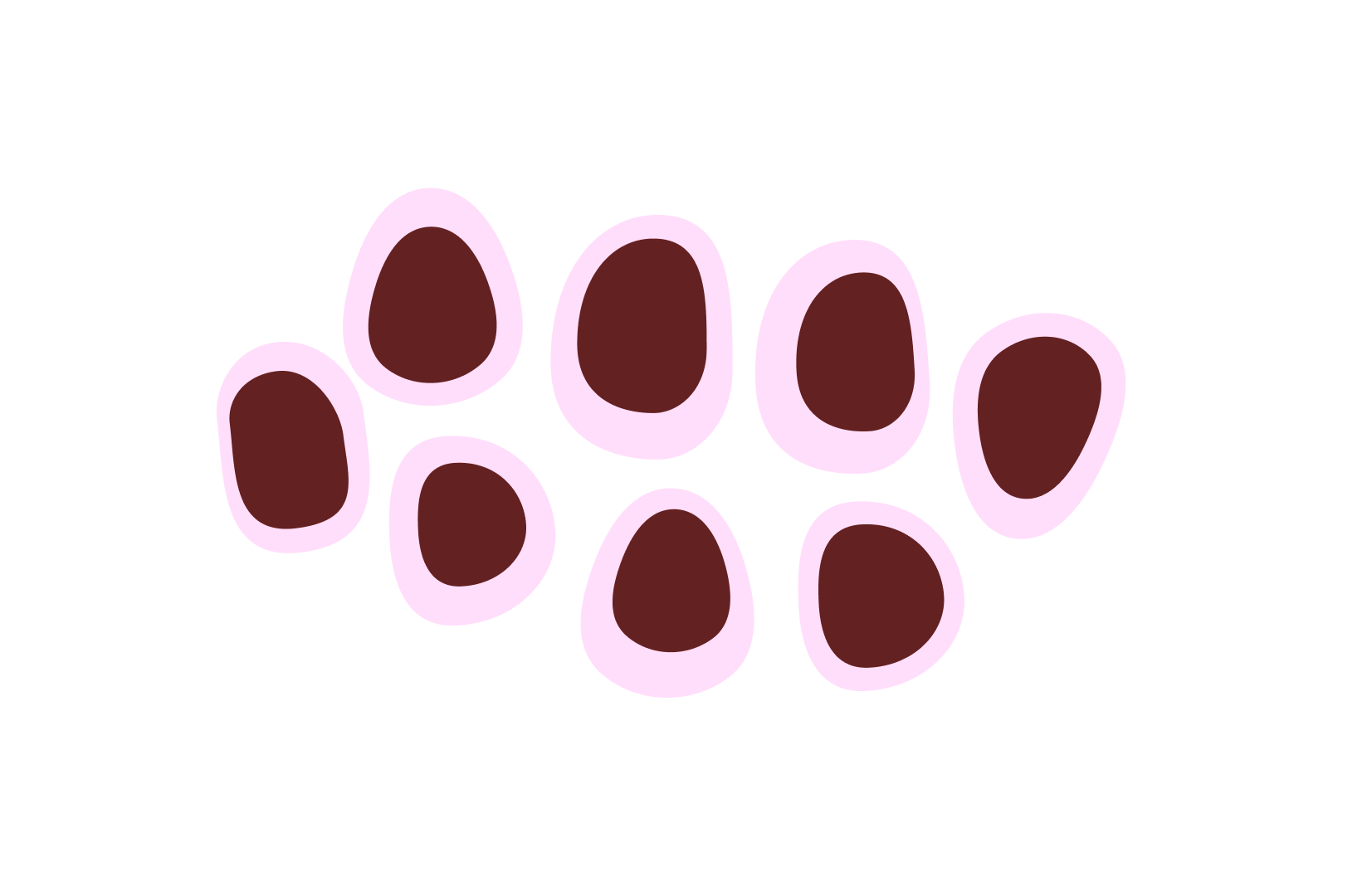 Type 1 – Separate Hard Lumps